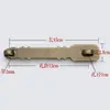 Hebilla de Cerradura Antigua China Hebilla de Cobre Puro Hebilla de Puerta Perno de Puerta Cerradura de Puerta de Madera Maciza Antigua Almohadilla de Nariz Candado de Nariz Perno Completamente de Cobre