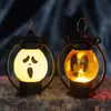 Nova Luz Noturna Portátil de Halloween Luz Eletrônica LED de Halloween Lanterna de Pônei Adereços de Terror de Halloween Enfeites