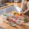 Caixa de Armazenamento para Geladeira Caixa de Armazenamento de Alimentos Transparente com Tampa Doméstica para Vegetais e Frutas Caixa Selada para Conservação