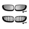 Adequado para BMW Série 5 E60 E61 2004-2010 Malha Iluminada por LED Linha Única Linha Dupla Grelha Luminosa Modificação