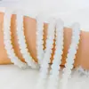 Atacado 8*5mm contas de ábaco de vidro contas de jade multicoloridas contas planas de vidro porcelana acessórios de joias diy espaçador