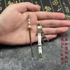 Espada de Metal Espada de Ángel Corazón de Polvo tamaño pequeño Modelo de Arma Fría Mini Espada Pequeña para Niños Colgante Llavero
