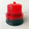 Luz de Advertência Solar Montada em Suporte de Placa de Ferro para Guarda-corpo, que Pisca à Noite, Cavalo de Água de Advertência de Segurança