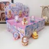 Nueva Bola de Cristal Park Giratoria Caja Sorpresa Dibujo Animado Mascota Linda Mini Adorno de Bola de Cristal Muñeca Linda Adorno de Caja Sorpresa