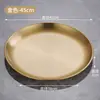 Bandeja Extra Grande de 45cm para Cinzas de Incenso, Acessório Queimador de Incenso em Aço Inoxidável Dourado, Recipiente para Armazenamento de Cinzas de Incenso