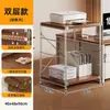Soporte para torre de computadora, estante base multicapa para sala de juegos, estante de almacenamiento de pie, estante de almacenamiento para debajo del escritorio del hogar
