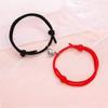 Europa e Estados Unidos novo simples liga amor ímã atração pulseira de casal um par de corda de mão masculina e feminina joias para comércio exterior