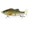 Cebo Artificial de PVC Suave de 100 mm, 2 Secciones, Simulación de Pez, Señuelo de Plástico ABS, Señuelo de Pesca Articulado en Forma de S, Hundimiento, 2 Secciones, Pez Deslizante