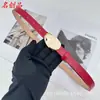 Cinturón de Diseñador Letreado Nuevo de Gama Alta de 2 cm para Mujer, Cinturón Delgado Versátil Simple y Elegante
