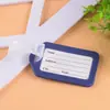 Etiquetas para equipaje disponibles en stock Etiquetas de identificación de nombre para registro de maletas de plástico PP para almacenamiento de equipaje de hotel Hechas a medida