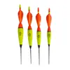 Alas de plumas EVA boya electrónica brillante de vértice boya para carpa plateada un ojo de pez llamativo boya para pesca en el mar boya luminosa boya externa para lance largo