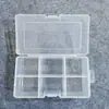 Caja de almacenamiento de plástico PP multicapa compartimentada para tornillos y clavos, exhibición de muestras, montable en pared, caja con espacio ajustable, caja de medicinas portátil