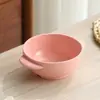 Tazón para comida de bebé Tazón para bebé anti-caída anti-escaldaduras Tazón para comedor de jardín de infancia Vajilla para restaurante infantil Tazón para el hogar Juego de cuchara