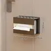Prateleira de Absorção Magnética Atrás da Porta de Entrada, Prateleira sem Furos para Hall de Entrada, Organizador de Guarda-chuvas, Prateleira para Pendurar Bolsas e Chaves
