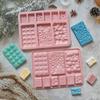 Silicone tamanho redondo bolha chocolate 277 bolo DIY gelatina pudim sabão molde de bolo ferramenta de cozimento