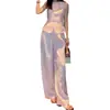 Moderna Conjunto de Chaleco Rosa Estilo Old Money para Mujer Verano 2026 Conjunto de Dos Piezas de Chaleco sin Mangas de Alta Gama y Pantalones Largos