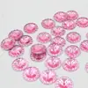 Acrílico 12mm Diamante Acrílico Redondo Dupla Fileira GIPTINGS Fundo Plano Diamante Acessórios DIY Acessórios de Cabelo