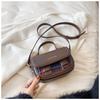 Bolso de silla de montar a cuadros de nicho para mujer 2023 nueva moda de otoño e invierno bandolera bandolera para el día a día