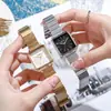 Nuevo Reloj Cuadrado Explosivo de Moda para Mujer, Todo Fósforo para Mujer, Estudiante, Electrónico, Resistente al Agua, Reloj de Cuarzo, Sentido Avanzado
