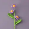 Flor de esperanza, lana, flor de margarita de múltiples cabezas, Ramo de margaritas, flor de amor puro