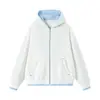 Moletom com capuz padrão torcido atacado masculino primavera outono senso de design top casal estilo largo jaqueta casual