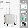 Carrito de compras de fábrica, de tiro plano, plegable y portátil para uso doméstico, ideal para hacer la compra, recoger paquetes y venta ambulante al aire libre