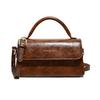 Bolso de Alta Gama para Mujer Primavera Joker Bolso Cuadrado Pequeño 2024 Nueva Moda Retro Maillard de Mano Hombro Cruzado