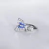 Mariposa Azul Labio Uña Anillo de Labio Aceite Goteante Diamante Shambhala Anillo de Herradura Anillo de Hueso de Oreja Anillo C Venta al por Mayor Joyería de Piercing