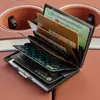 Portatarjetas de Metal de Alta Calidad Antirrobo para Tarjeta de Autobús Banco Metro Portatarjetas Colección Anime Documento Semanal Funda Protectora Portatarjetas