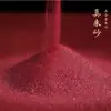 Polvo de cinabrio de mineral crudo al por mayor partículas de cristal de mineral Wanshan Fénix Arena Zijin colgante polvo rojo se puede cargar con calabaza