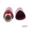 Suministro de fábrica tubo de lápiz labial triangular de plástico simple cosmético inyección lápiz labial tubo de aire embalaje al por mayor