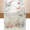2026 Estrela do Mar Tartaruga de Verão da Amazonia Caminho de Mesa Decoração de Festa Festival ao Ar Livre Toalha de Mesa Personalizada Atacado