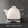 Pote com alça de cerâmica grossa pote único doméstico conjunto de chá Gongfu pote para preparo de chá de ervas pote Xishi dispositivo para preparo de chá grande capacidade