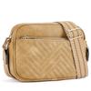 Bolso bandolera multifuncional con cremallera, combinación de colores europea y americana de moda transfronteriza, bolso cuadrado, bolso de hombro de PU, cartera, correa de hombro ajustable