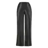 Pantalones Casuales Rectos de Cintura Elástica para Mujer, Nuevo Estilo Otoño, Cómodos de Corte Holgado, Pantalones de Pierna Ancha con Caída Estilo Vintage Old Money