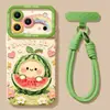 Funda Blanda de Sandía de Verano Adecuada para Apple 18Promax Modelo Nuevo 17 Funda Protectora para Teléfono Móvil Iphone16 Silicona Fresca