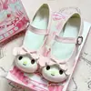 Moda Japonesa Versátil Sapatos Fofos para Combinar com Saias, Feminino 2026 Verão Novo Laço My Melody Jk Sapatos Pequenos de Couro