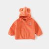 Abrigo de bebé Sudadera con capucha Ropa de otoño e invierno Ollie Terciopelo Abrigo cálido y grueso acolchado de algodón con forro polar Ropa de bebé Top de salida