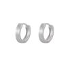 Aretes de anillo liso cepillados para mujer y hombre diseño minoritario sentido del diseño aretes aretes para hombre aretes aretes aretes 2022 Nuevo