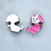 Nuevo Correa de Animales Pequeños de Goteo de Aceite Colorido Diy 8 mm Adecuado para Correa de Muñeca Pulsera Brazalete Joyería de Aleación Accesorios