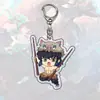 Llavero Acrílico de Demon Slayer, Nichirin, Nezuko, Colgante Acrílico de Giyu, Accesorios Periféricos de Anime