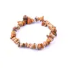Pulseira de Cristal Natural Irregular para Mulheres - Promoção Quente da Amazon - Pulseira de Citrino DIY - Pulseira de Cristal Branco