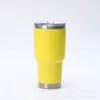 Taza de Hielo de Plástico Nuevo con Spray Transfronterizo de 30 oz Taza Termo Portátil Simple de Acero Inoxidable 304 Taza para Coche de Exterior