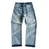 Jeans Rectos Lavados Estilo Ins Gótico Moderno Harajuku Retro Invierno Europeo y Americano Nuevas Llegadas Unisex Ropa Y2K