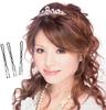 10 em 1 acessórios de cabelo conjunto de cabelo tiara tiara pente adereço de cabeça ferramentas de cabelo japonesas e coreanas criação de penteado atacado