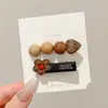 Presilha de cabelo doce e estilosa para mulheres, única e de alto valor, acessório de cabelo simples e sofisticado para franja
