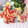 Mascote de Ano Novo Dragão do Zodíaco, Coelho, Boi Brinquedos de Pelúcia Bonecas Lembrancinhas de Casamento Presentes Retrô Bonecas de Pano Barraca de Rua Brinquedos Pequenos