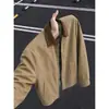 Chaqueta de trabajo Detroit estilo granero retro americano transfronteriza, primavera y otoño, elegante y versátil para hombre, con cuello de solapa