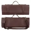 Nova bolsa de armazenamento de facas bolsa de mão para armazenamento de talheres ocidentais bolsa de armazenamento de material PU bolsa de faca portátil