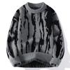 Comercio Exterior Otoño e Invierno Nuevo Suéter de Cuello Alto Redondo Tejido a Color de Manga Larga para Hombre Suéter Tejido Casual Cálido para Hombre
